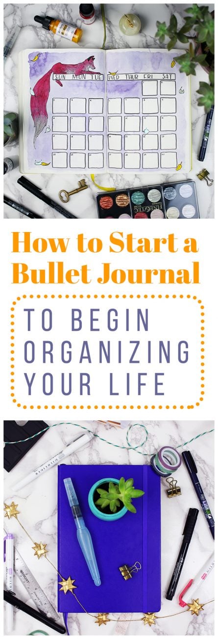 Wondering how to start a bullet journal? The Bullet Journal is a great tool for helping to keep you organized while still allowing you the flexibility to show off your creative side if you'd like. The Bullet Journal system helped me organize my life and re-embrace my artistic side. Check out how to start a bullet journal and ramp up your productivity!
