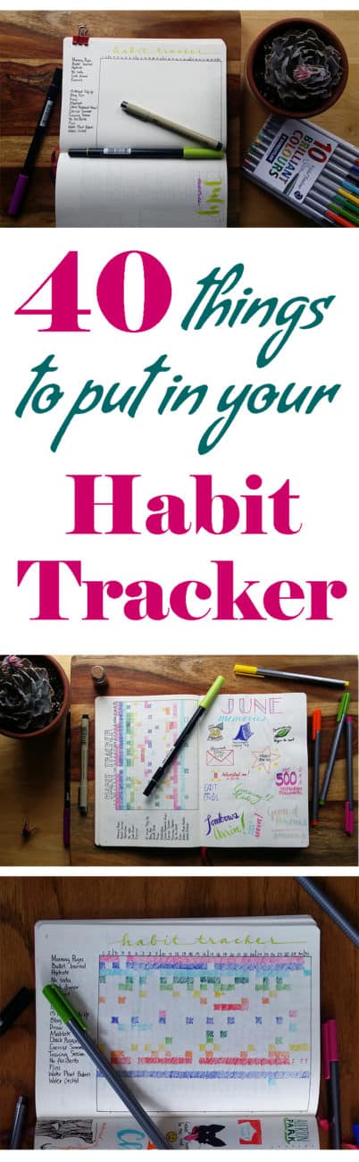 Do you want to break bad habits and build good ones? A habit tracker is the perfect way to work from a daily level in building better habits