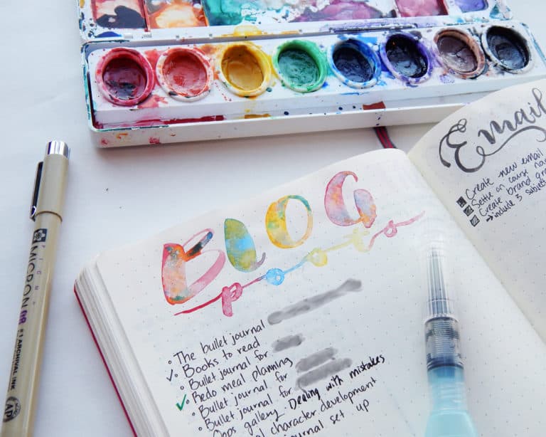 The Bullet Journal for Bloggers - 13 Easy Ways to Organize Your Blog