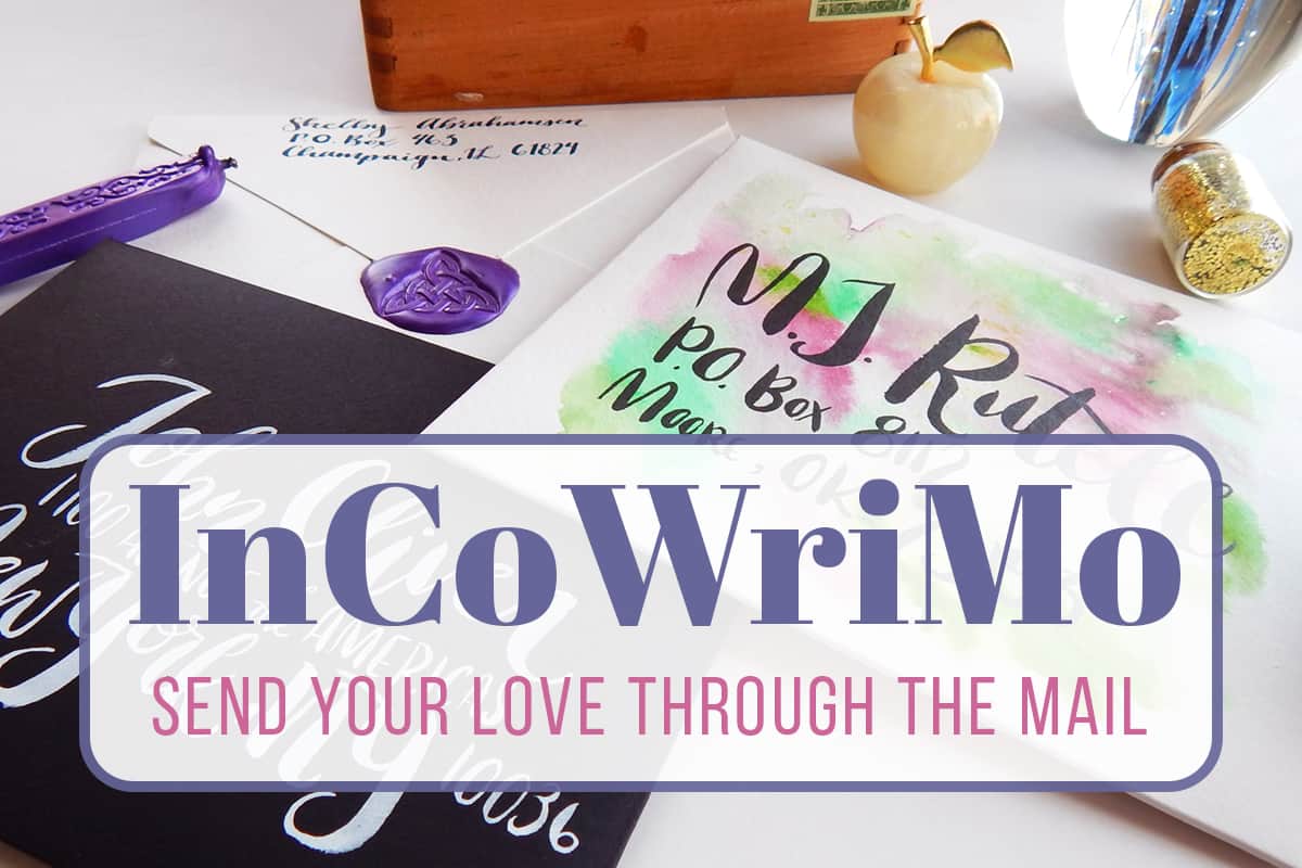 InCoWriMo Send Your Love Through the Mail LittleCoffeeFox