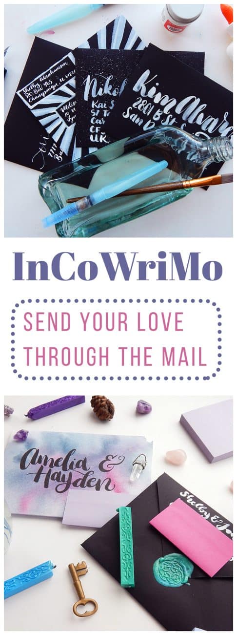 InCoWriMo is a fun little challenge that can have a big impact on loved ones, total strangers, and you! All you need to do is grab some envelopes, stamps, and a pen to make this a memorable month of love and sharing.