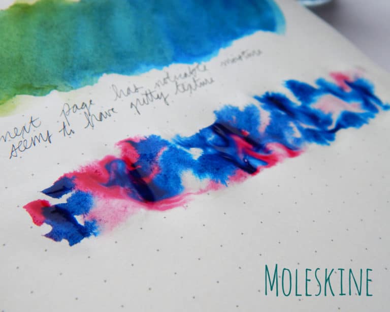 Leuchtturm1917 vs Moleskine The Bullet Journal Watercolor Test