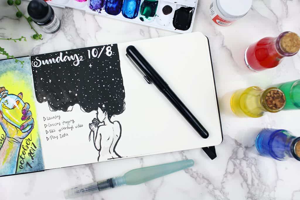 Watercolor journaling - get a deeper insight on you life