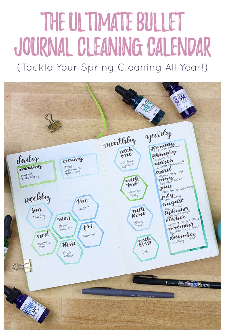 How to Create the Ultimate Bullet Journal Cleaning Calendar