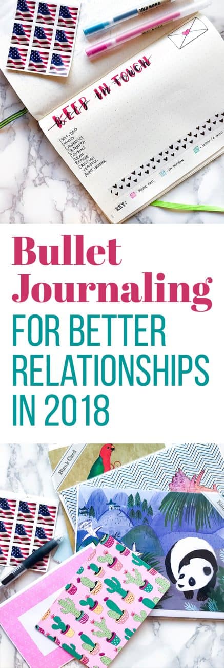 When you're a busy person (which I'm guessing you are), it's easy to fall out of touch with friends and family. I decided to make a plan for 2019 and make bullet journaling the solution to this problem. Here are a few of my tactics that have started working already!