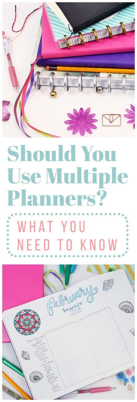 Sometimes you might run into someone who uses more than one planner and you might wonder why. Well, there are lots of good reasons! The decision whether or not to use multiple planners is a personal one, but it can really have a huge impact on your productivity.