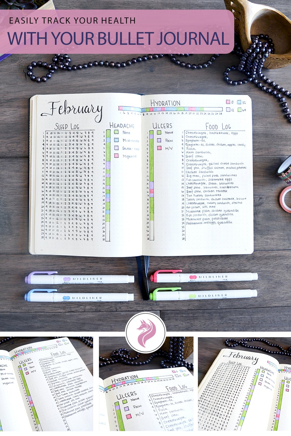 Bullet Journal Health Trackers See the Patterns in Your Life