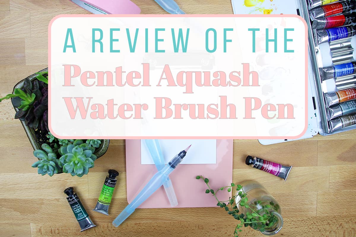 Pentel Aquash Watercolor Pastel / Watercolor Pen / 12 Colors / Brush Pen 