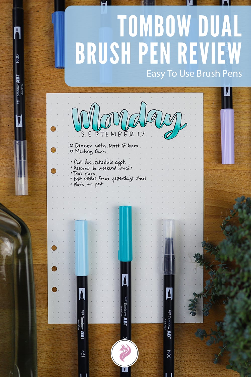 A Tombow Dual Brush Pen Review