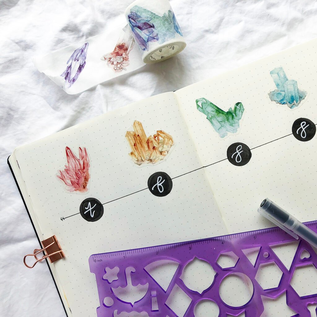 How To Make Stencils For Amazing Fall Spreads In Your Bullet Journal