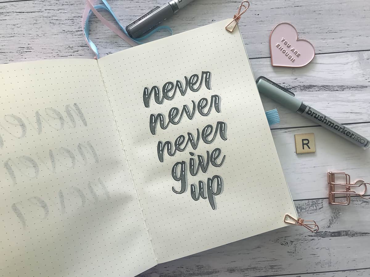 Beginner Brush Lettering - The Basic Tools and Techniques