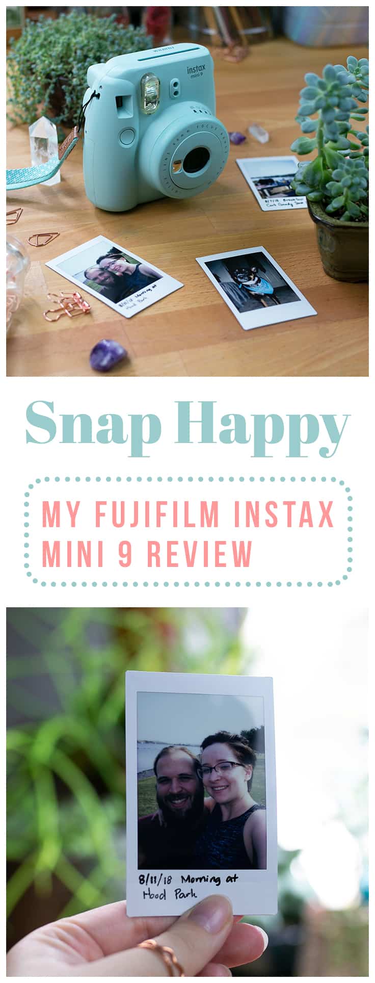 Instant cameras undeniably attractive. You can't help but have fun when you're snapping pictures and watching them develop before your eyes! Plus the nostalgia factor is extreme for a 90s kid like me. I decided to get my hands on an instant camera and see if it lives up to my childhood memories. Check out my Fujifilm Instax Mini 9 review for the whole thing! #fujifilm #instax #fujifilminstaxmini #bulletjournal #memoryjournal #scrapbooking