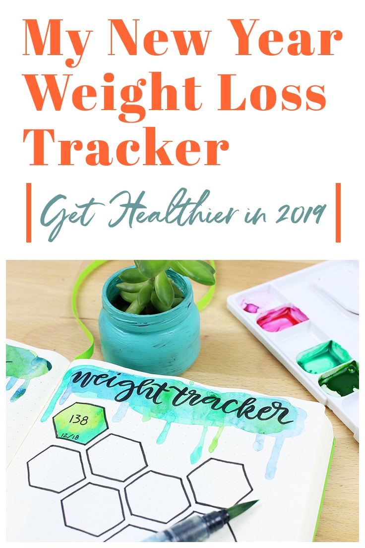 It's time to admit it - I have put on weight. Now I struggle to fit certain clothes, and I find myself searching for new outfits that help me hide my tummy a bit more. In my reflection and introspection that comes with the end of a year, I decided that I was going to address this problem with my bullet journal weight loss tracker. #weightlosstracker #bulletjournal #2019bulletjournal #newyears #2019 #bulletjournalideas #bulletjournallayouts