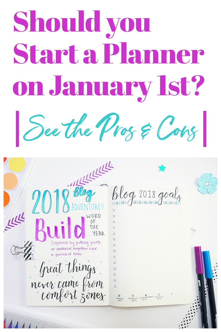 The beginning of a year is always an exciting time. The new year is a clean slate; you have the opportunity to make positive changes and do exciting things. A planner is a powerful tool for making those desires a reality. #2019planner #startaplanner #newyearplanner #planner