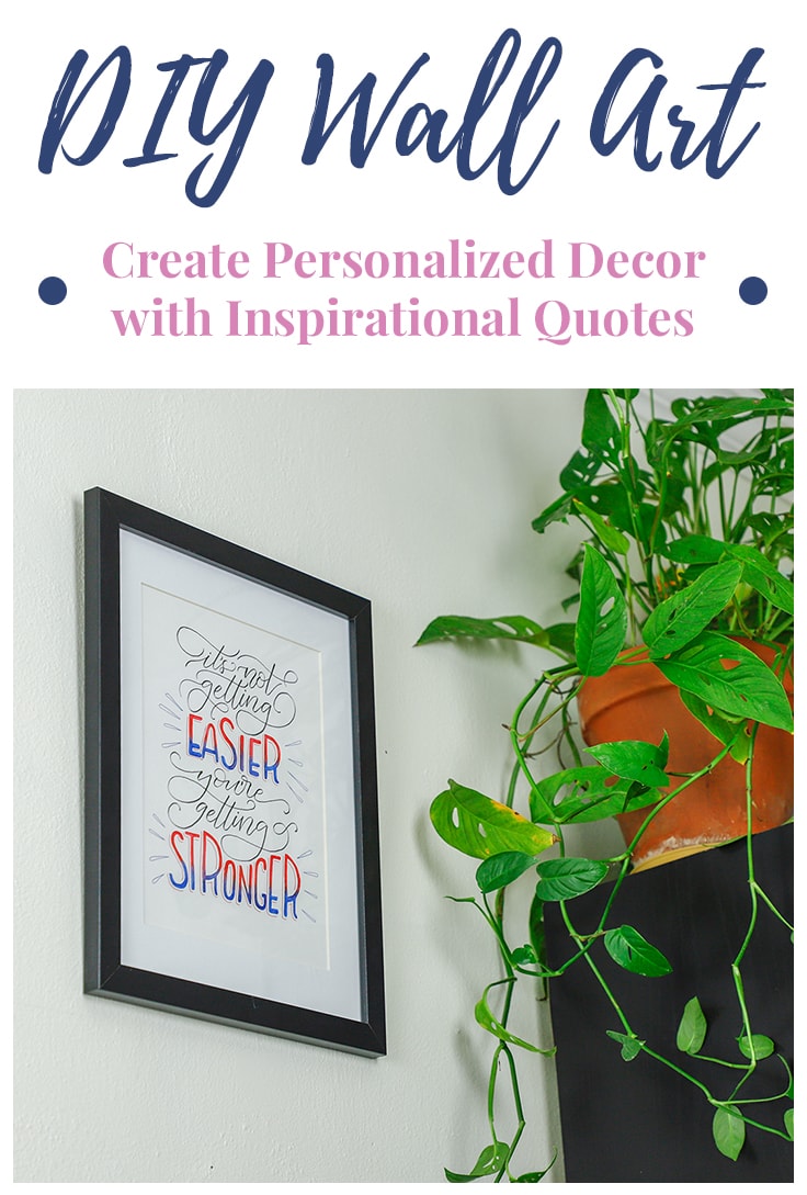 DIY Wall Art: How to Create Personalized Decor with Inspirational Quotes