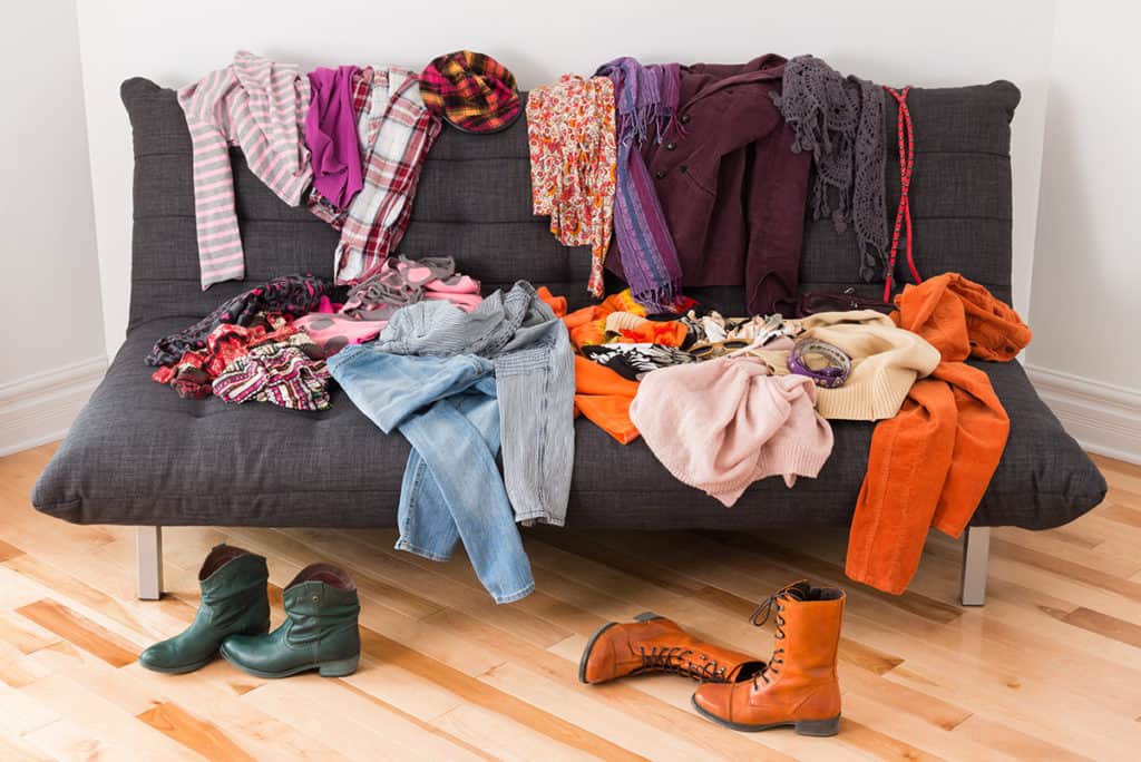 How to Downsize Your Wardrobe & Declutter Clothes - Simple Lionheart Life