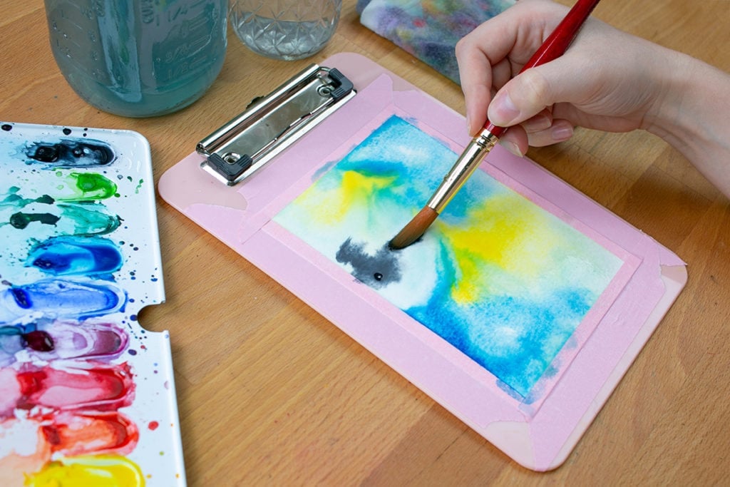 How to Paint a Watercolor Wash Background