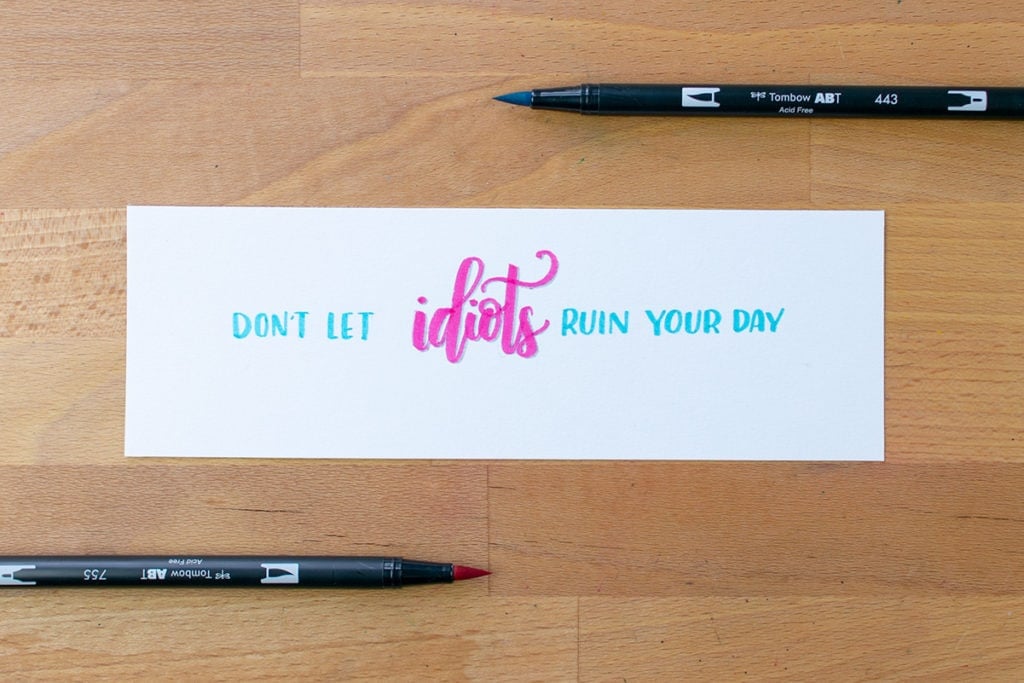 3 Brush Lettering Pens You Will Ever Need - Happy Hands Project