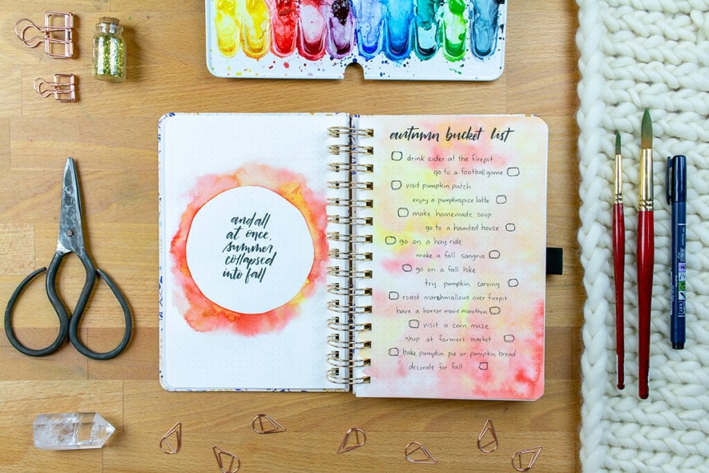 The Archer & Olive Watercolor Dot Grid Journal Review - The Ideal