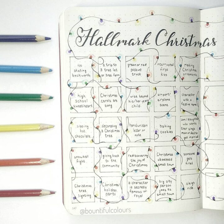 How To Create A Christmas Countdown Bullet Journal Spread