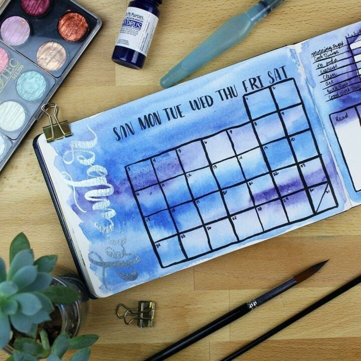 30+ Gorgeous Bullet Journal Monthly Spreads You'll Want in 2024