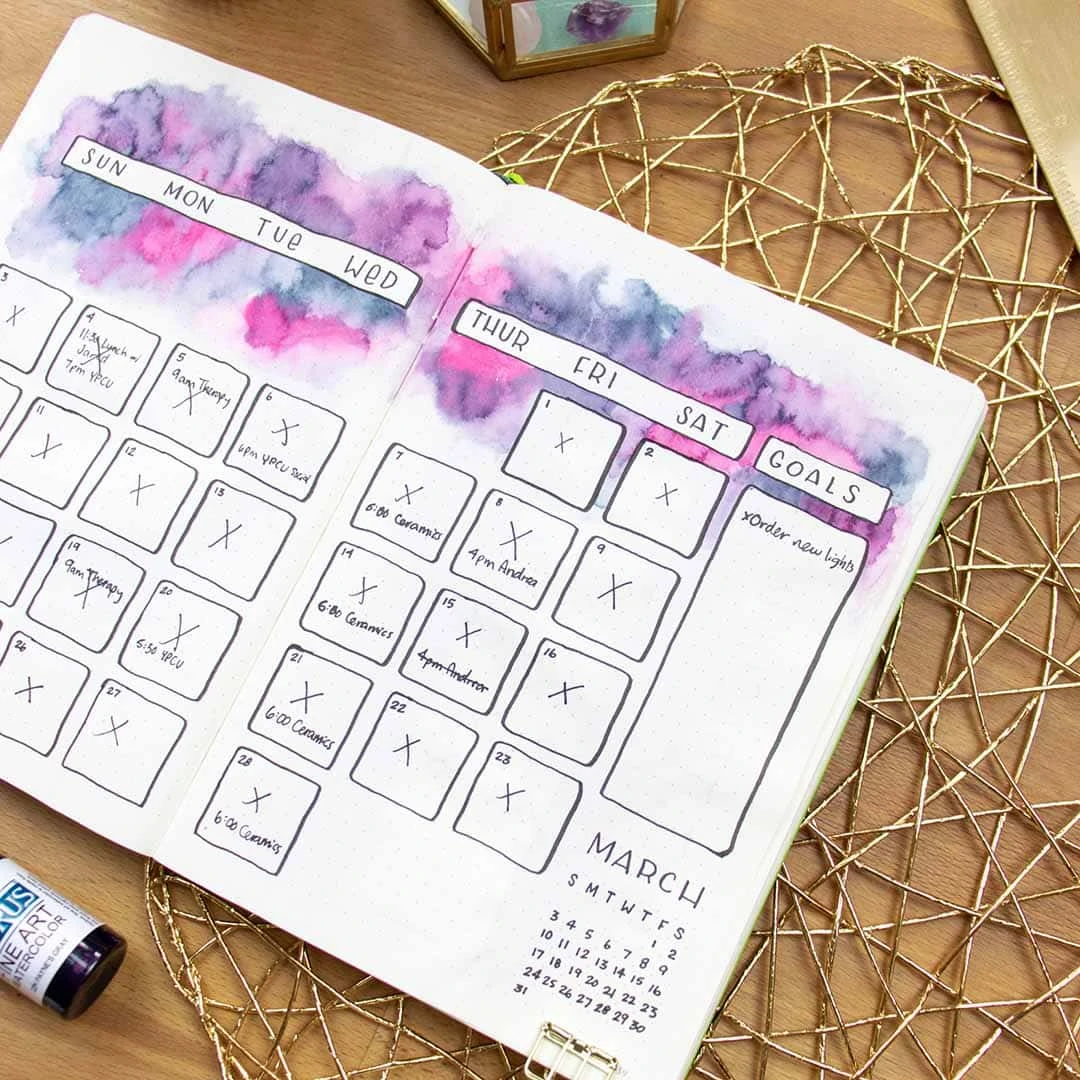 31 Bullet Journal Setup Ideas With Washi Tapes