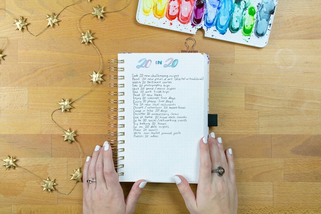 My 2020 Bullet Journal Set Up – Quick, Simple and Easy - Little