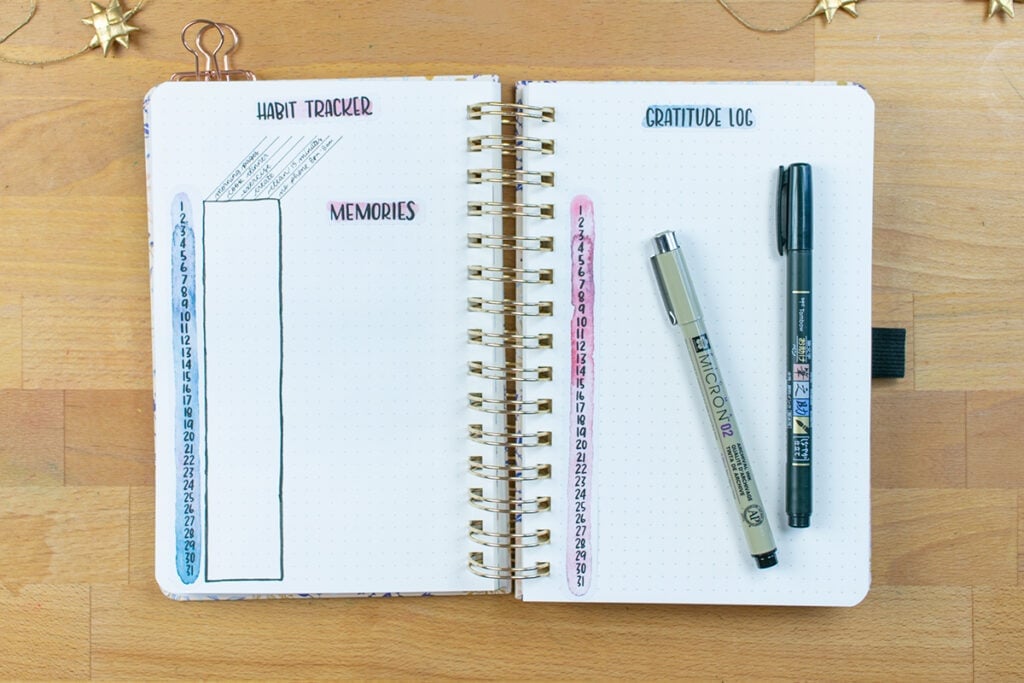 My 2020 Bullet Journal Set Up – Quick, Simple and Easy - Little