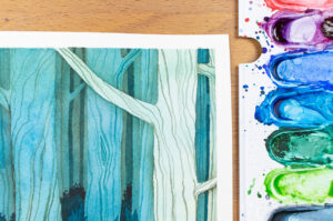 Watercolor Negative Painting Tutorial - Add Amazing Depth to Your Art