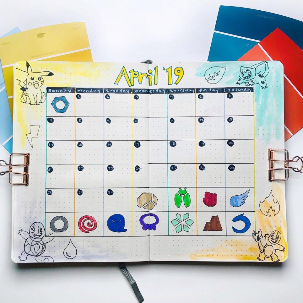 30+ April Bullet Journals Themes to Brighten Your Month