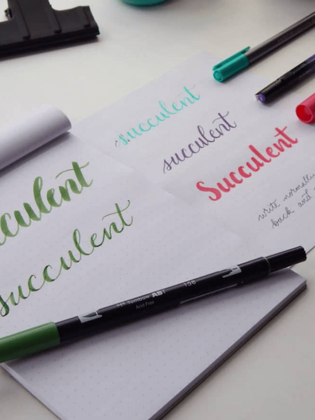 How to Easily Write Faux Calligraphy