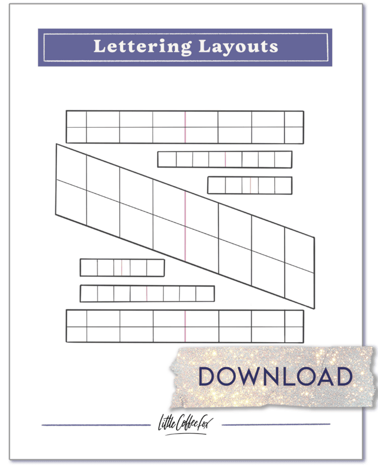 Lettering Layout Templates